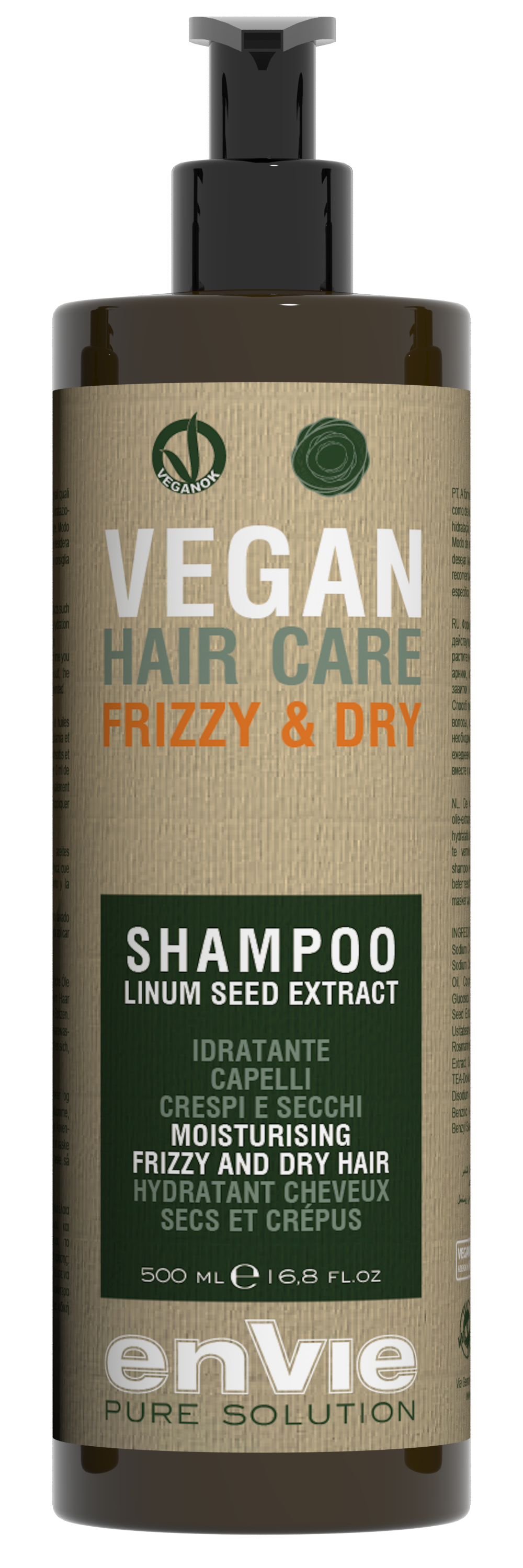 Frizzy and dry Shampoo Moisturising hair shampoo Envie