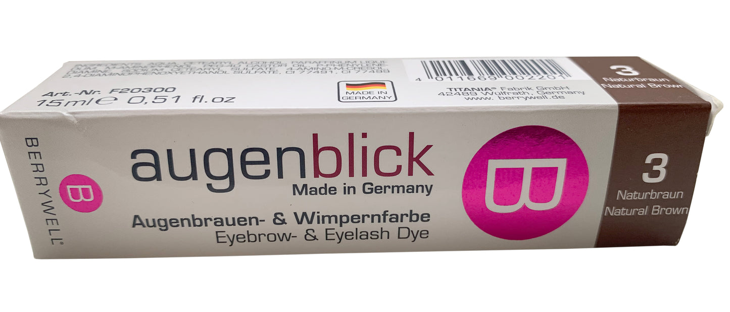 Eyebrow Natural brown Tint and Eyelash Natural brown Tint