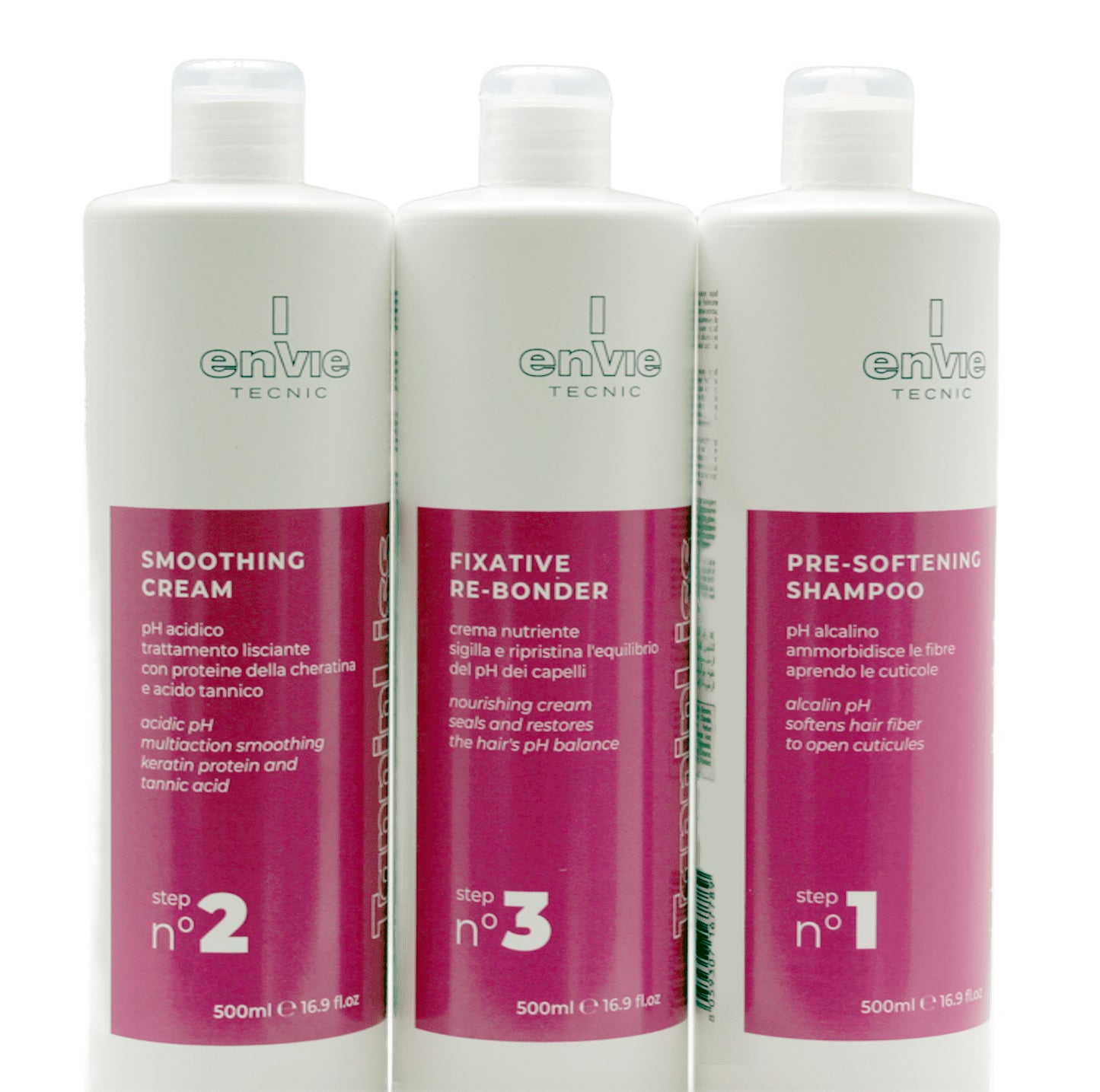 Envie keratin Treatment cream Set 500ml