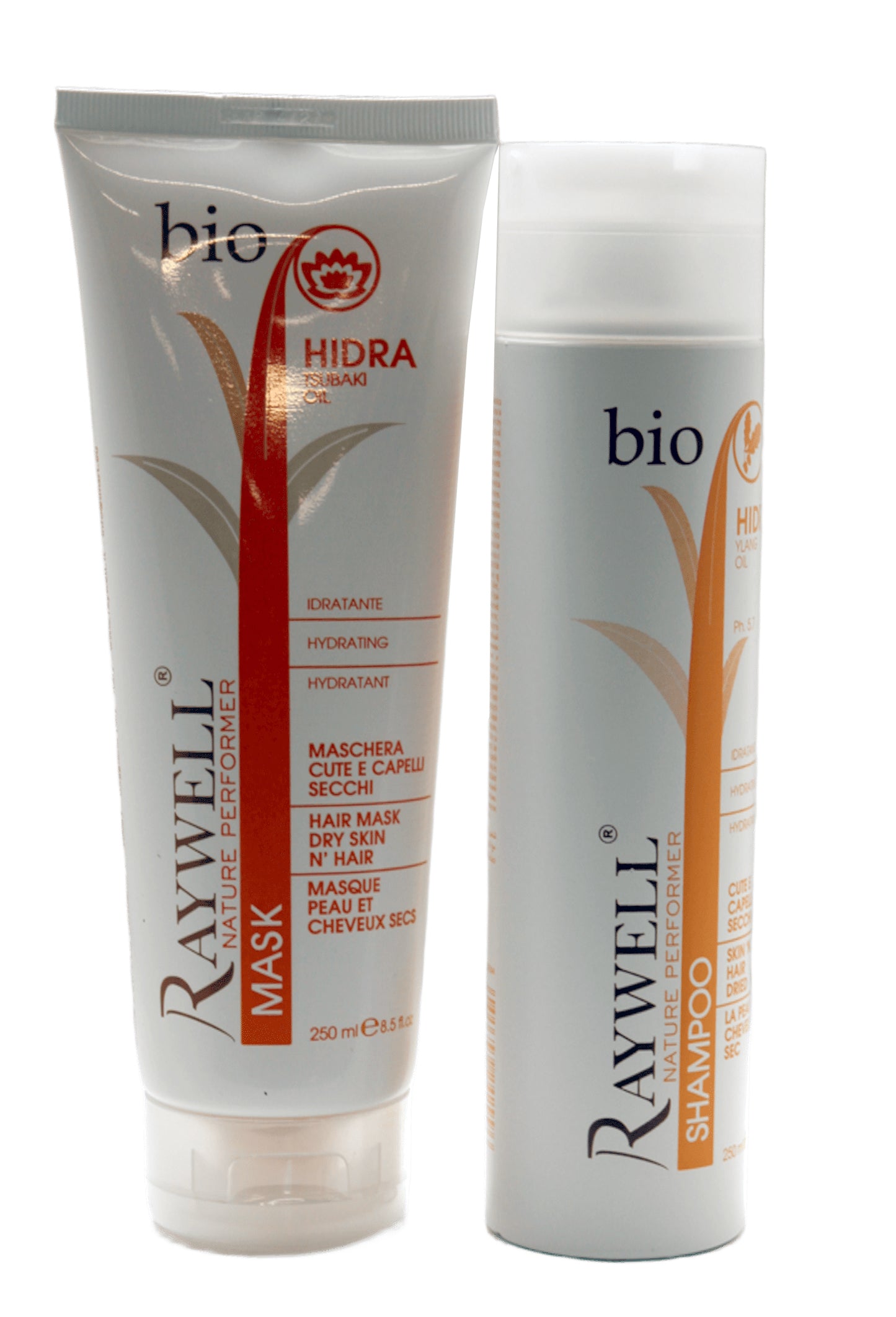 HIDRA Hair Mask and shampoo Raywell FOR FRIZZY AND DRIED HAIR