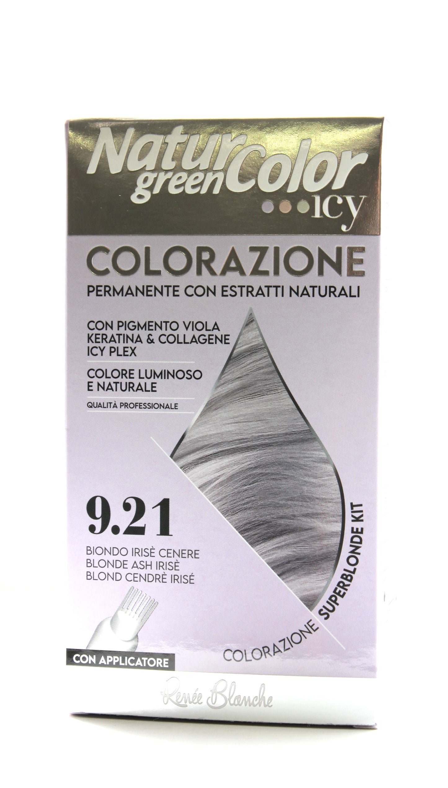 Naturcolor Ice hair color 9.21 blonde ash irise hair Toner