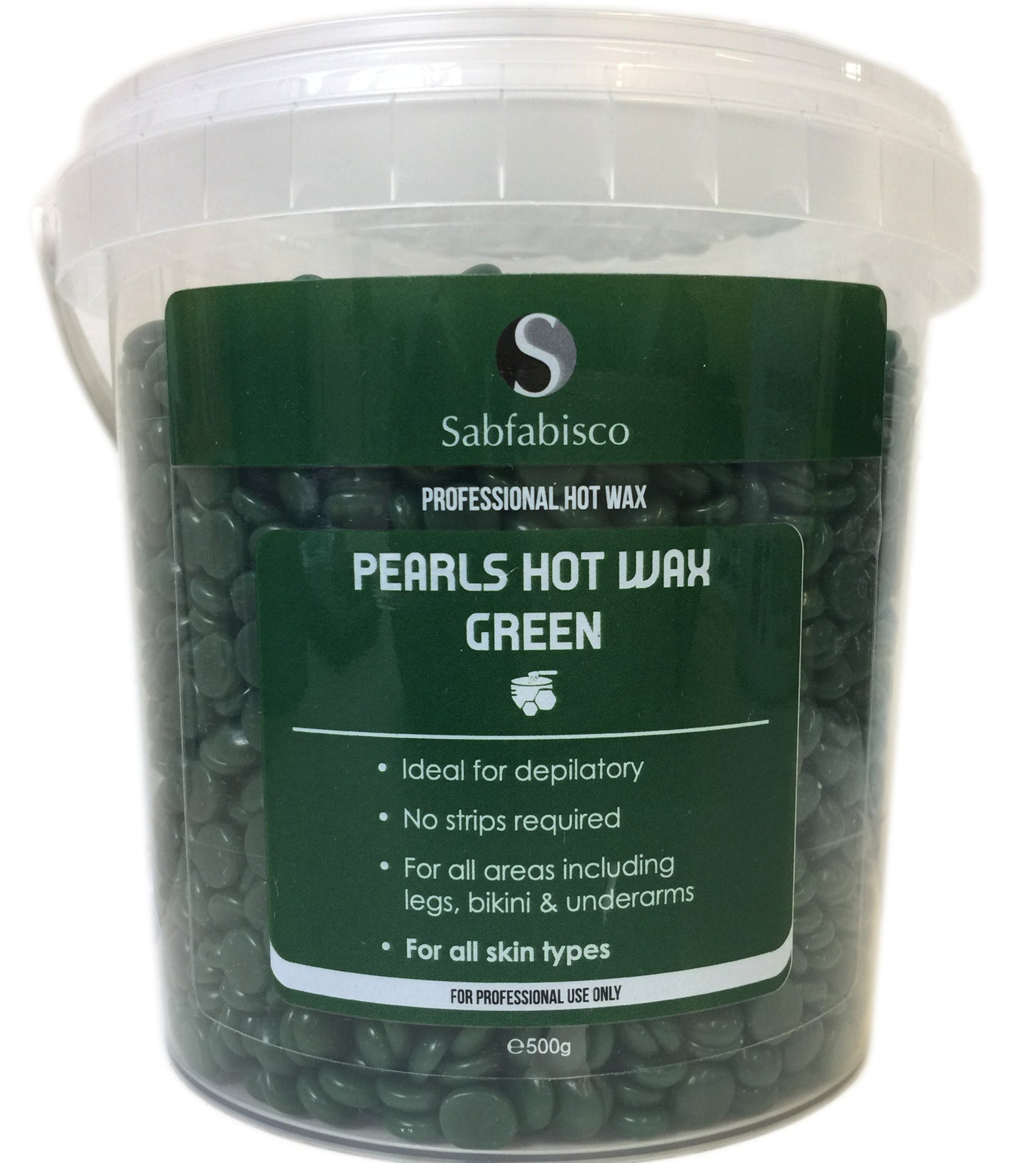 Hard Hot wax Green Hair removal 500g