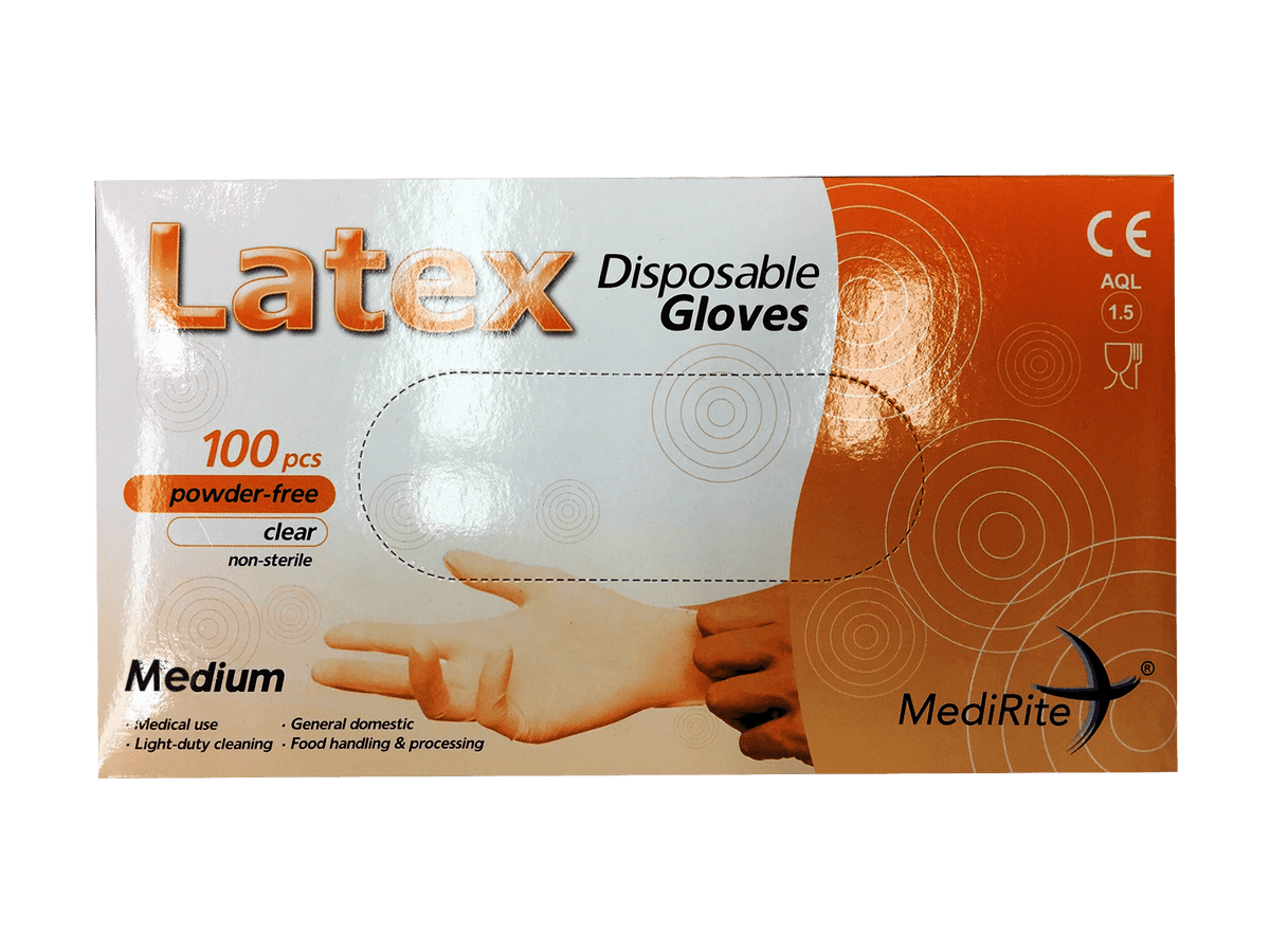 Nitrile blue hand gloves Medium sizes