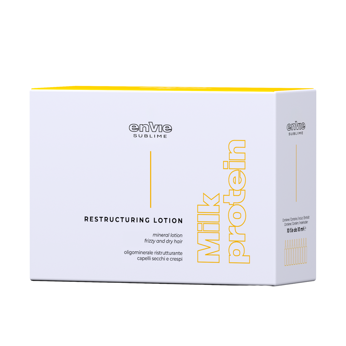Milk protein restructuring hair lotion 12x10ml