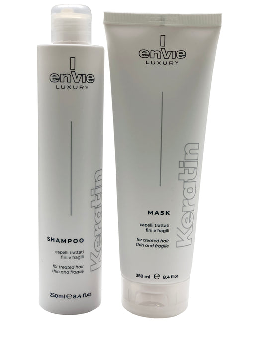 Envie Keratin Mask And Envie Keratin Shampoo 250ml