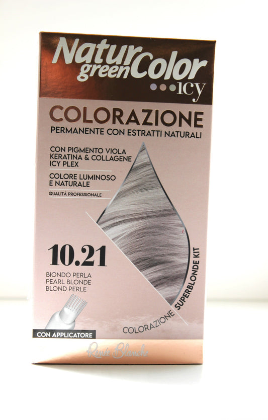 Naturcolor Ice hair color 10.21 blonde ash irise hair Toner