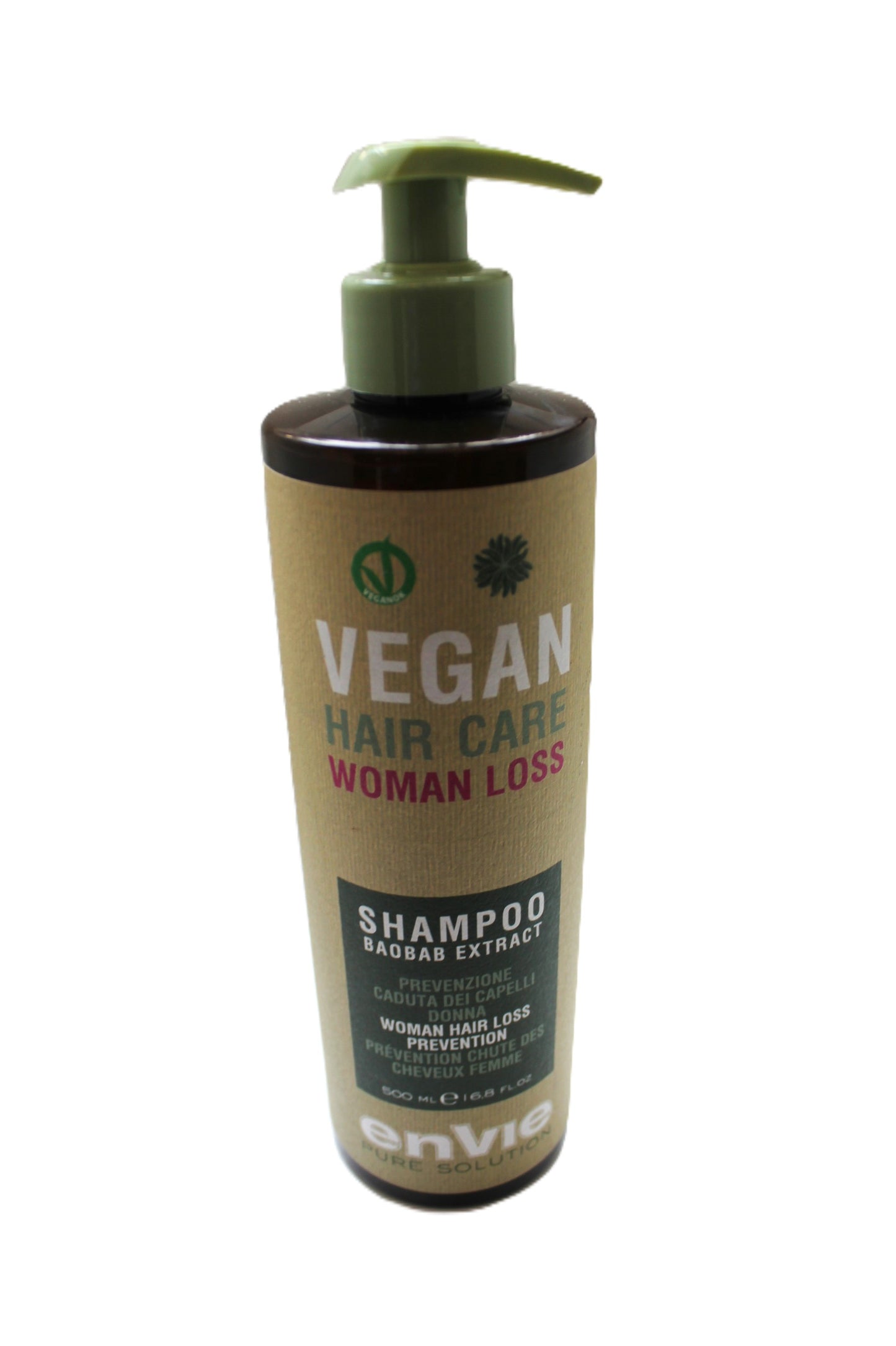 woman hair loss shampoo  vegan 500ml