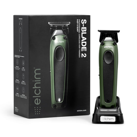 Elchim Hair Trimmer S-Blade 2 - Professional Trimmer for Precise Finishing, Ideal for Zero Cuts