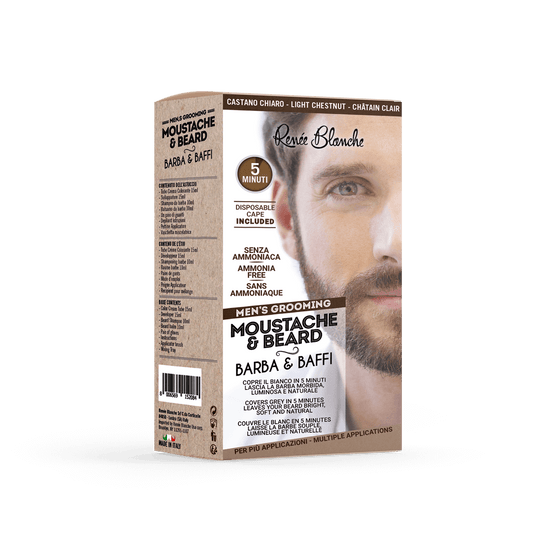 Moustache beard color Light Chestnut